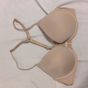 Nude PINK Racerback Pushup bra 32B